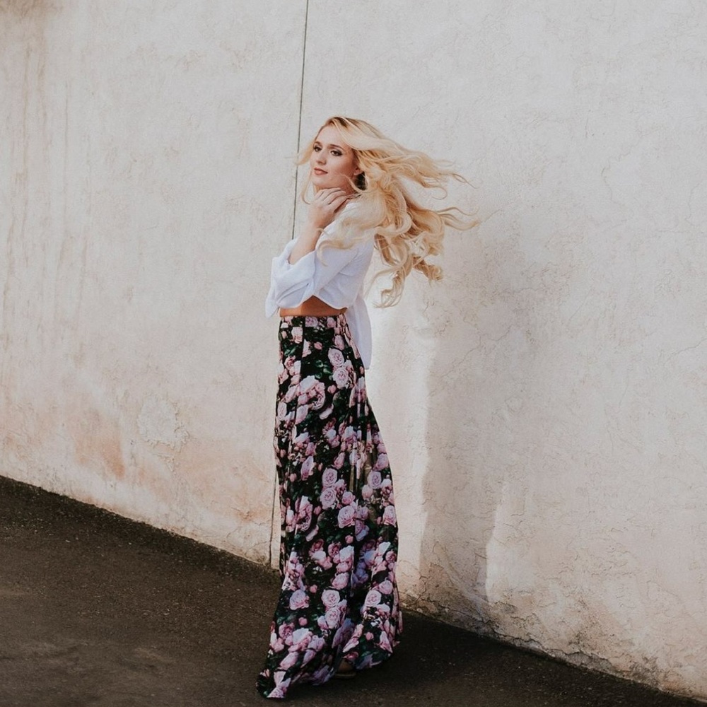 Show Me Your MuMu Floral Maxi Skirt‎
